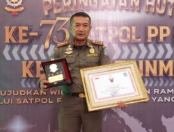 Satpol PP Tangsel Dapat Penghargaan Karya Bakti Dari Kemendagri