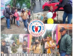 Peduli Sesama, FWJI Korwil Tangsel Berbagi di Ju’mat Berkah