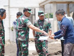 Wakasad Tinjau Pembangunan Rumah Tahan Gempa di Cianjur