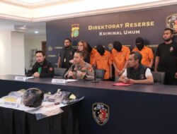 Polisi Tangkap 4 Residivis Rampok Spesialis Nasabah Bank