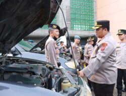 Jelang Hadapi Operasi Ketupat 2023, Polres Bogor Gelar Apel Pengecekan Kendaraan Dinas