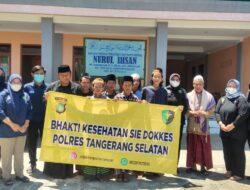 Bakti Kesehatan Sie Dokkes Polres Tangsel di Yayasan Nurul Ihsan