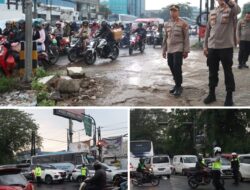 Pastikan Arus Mudik Lebaran 2023 Tertib Dan Lancar, Kapolres Tangsel Tinjau Arus Lalu Lintas Pos Pam Bitung