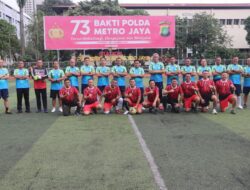 Sinergitas TNI-Polri, Polda Metro Jaya dan Pangdam Jaya Berolahraga Bersama