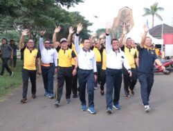 Kapolda Metro Jaya dan PJU olahraga bersama jajaran Puspomal