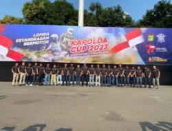 Polda Metro Jaya Sambut HUT Bhayangkara ke-77 Gelar Lomba Ketangkasan Bermotor