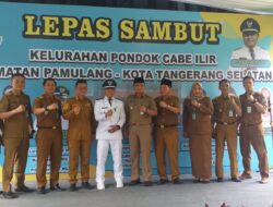Lepas Sambut Lurah Lama Pondok Cabe ilir H.Munadi Kepada Lurah Baru Prihadiyanto