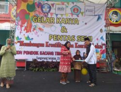 Dengan Mengusung Tema “Membangun Kreatifitas Dan Kearifan Lokal” SDN Pondok Kacang Timur 01 Adakan Giat Gelar Karya Dan Pentas Seni