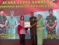 Ketua Tim Fasilitasi CSR Lista Hurustiati Hadiri Sertijab Danyonkav 09/SDK