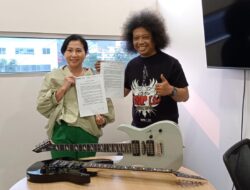 Puguh Kribo Gitaris & Juga  Advokat di Kontrak Merek LT ESP Dari PT.Sonido Musica Indonesia