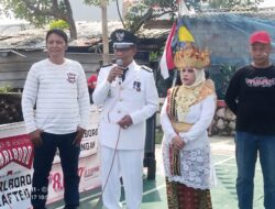 lurah Kedaung Usai Upacara lngsung Kelingling Kunjungi Warga Gelar Lomba Meriahkan HUT RI Ke-78