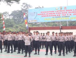 Latja dan Latnis Manajemen Polsek, Ini Pesan Kapolres Tangsel Ke Serdik SIP Angkatan Ke-52