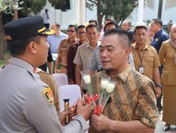 Kapolres Cirebon Kota Hadiri Apel Gabungan Sertijab Wali Kota Cirebon