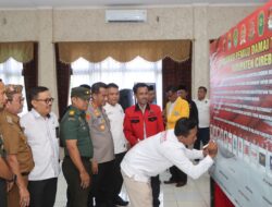 Polresta Cirebon Ikuti Deklarasi Pemilu Damai Serentak Se-Indonesia