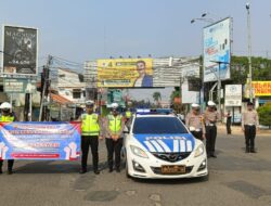 Hormati Jasa Para Pahlawan Sat Lantas Polres Cirebon Kota Ajak Pengendara Mengheningkan Cipta