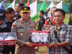 Polres Tangsel Lakukan Pengamanan acara Kirab Pemilu 2024 KPU Kota Tangerang Selatan