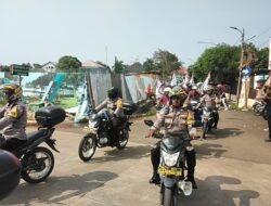 Kirab Pemilu Tahun 2024 di Wilayah Pondok Aren, Polres Tangsel Terjunkan 44 Personel Pengamanan