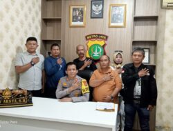 Sukseskan Pemilu 2024, FWJI Korwil Tangsel Lakukan Audensi dengan Kapolsek Cisauk