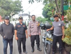 Libur Nataru, Ini Pesan Bhabinkamtibmas Pondok Karya Ke Security Perumahan Mandar