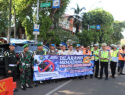 Satlantas Polres Metro Tangerang Kota Gelar Razia Knalpot Brong, 24 Motor Terjaring