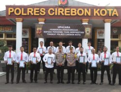 69 Personel Polres Cirebon Kota Raih Penghargaan Dalam Berbagai Bidang