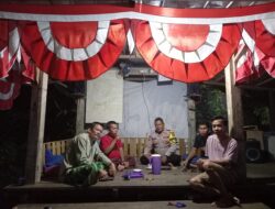 Cooling System, Bhabinkamtibmas Aiptu Sakbani Sambangi Pos Kamling