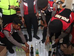 Intensifkan Patroli KRYD Polresta Cirebon Amankan Miras Hingga Sepeda Motor