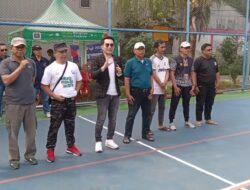 Mochamad Pandu, SE. Buka Acara Turnamen Futsal Lintas RW. Sekelurahan Pedurenan Di Ciledug Indah