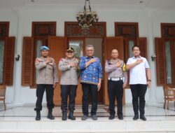 Kapolres Tangsel AKBP Ibnu Bagus Santoso, S.I.K., M.M, M.H. Silaturahmi ke Kediaman Wali Kota Benyamin Davnie