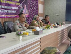 Rapat Koordinasi Ketentraman dan Ketertiban Umum Digelar di Kelurahan Babakan, Legok
