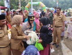 Tangani Stunting Polresta Cirebon Gelar Gerakan Pangan Murah Di Balai Desa Jatipancur