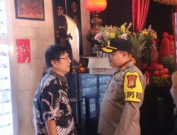 Kapolres Tangsel Pimpin Kunjungan Pengecekan Imlek di Vihara Boe Han Bio Cilenggang