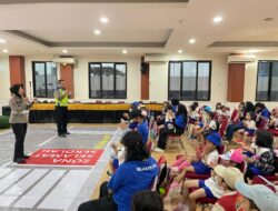 Kenalkan Profesi Polri Sejak Dini, Sat Lantas Polres Tangsel Terima Kunjungan TK Kreasi Anak Bangsa