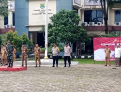 Apel Gabungan dalam Rangka Pengaman Persiapan Pengamanan Pemilihan Umum 2024 di Kecamatan Legok
