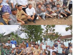 Kunjungan kerja Menteri Atr dan kepala Bpn ke desa gunung Sari dan desa gunung Bunder Dua kabupaten Bogor dalam rangka penyerahan sertifikat PTSL.