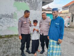 Bhabinkamtibmas dari Polsek Ciputat Timur Menolong Anak yang pergi dari Pesantren