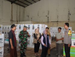 Kapolres Cirebon Kota Tinjau Gudang Logistik KPU Kecamatan Gunung Jati Pastikan Sarana Dan Prasarana Aman