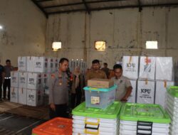 Kapolres Cirebon Kota Kembali Cek Kesiapan Dan Keamanan Gudang Logistik PPS Kecamatan Kapetakan