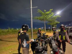 Patroli mobile Tim Presisi Sat Samapta Polres Tangerang Selatan di Wilayah Pagedangan