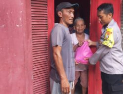 Kepedulian Kapolsek Ciputat Timur Kepada Masyarkat Kurang Mampu dan Lansia