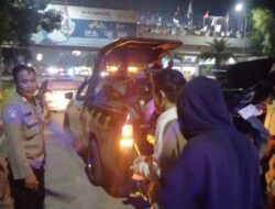 Polisi Sisir Jalan Boulevard Bintaro Jaya Pondok Aren Tangsel, Antisipasi Kerawanan Jelang Pemilu 2024