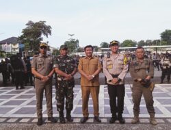 Kapolsek Pondok Aren Pimpin Apel Gelar Pasukan dalam rangka Pergeseran Pasukan Pengamanan TPS di Pemilu 2024
