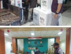 Pendistribusian Kotak Suara Ke TPS Kelurahan Cabe Ilir Aman & Lancar