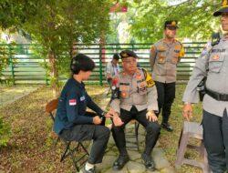 Tim Urkes Polres Tangerang Selatan Cek Langsung Kesehatan Personel Pengamanan di Pemilu 2024