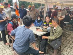 Polda Metro Jaya Gelar Pelayanan Kesehatan Petugas Pemilu 2024