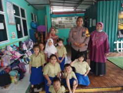 Bhabinkamtibmas Kelurahan Parigi Baru Pondok Aren, Aipda Duwi Seswano Sambangi Sekolah TK Negeri Parigi Baru