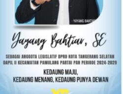 Kedaung Punya Dewan, Yayang Bahtiar Ucapkan Terima Kasih Pada Warga Pamulang