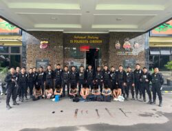 Respon Cepat Tim Patroli Raimas Macan Kumbang 852 Polresta Cirebon Gagalkan Tawuran