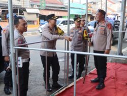 Waka Polres Cirebon Kota Cek Kesiapan Beberapa Titik Pos Pam Dan Pos Yan Mudik