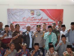 Kapolresta Cirebon Bersama Dandim Dan Kajari Gelar Silaturahmi Kamtibmas Di Ciwaringin